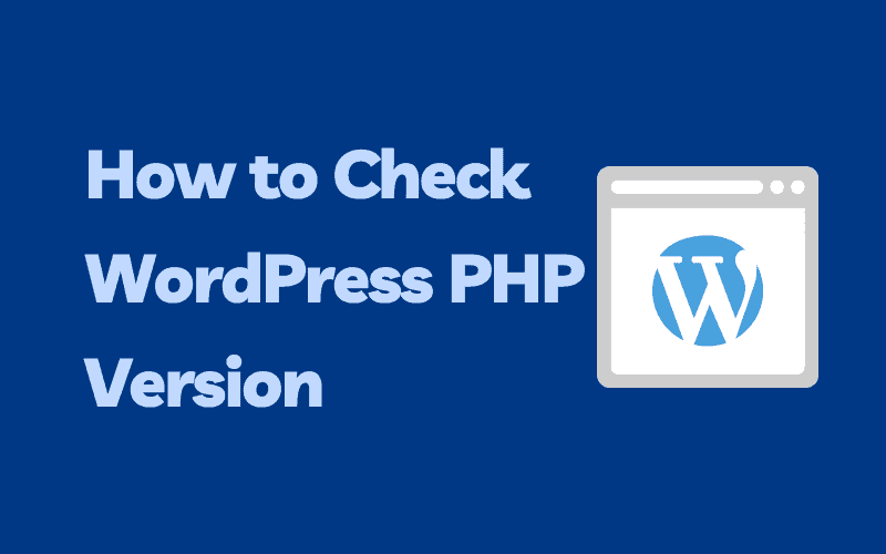 How to check WordPress PHP version