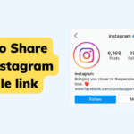 How to Share your Instagram Profile Link